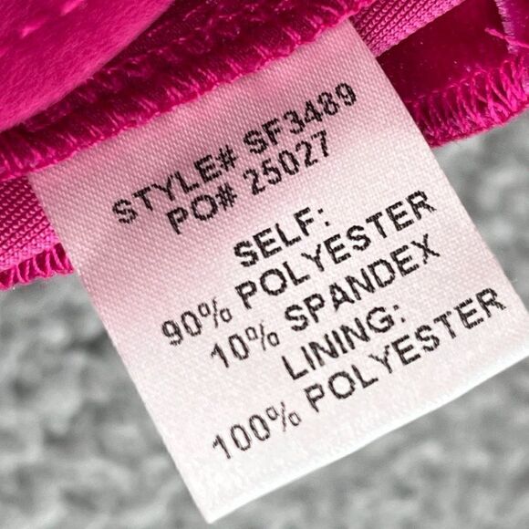 NWT SIX/FIFTY bright pink velour pants comfy barbie size extra small - Picture 14 of 14